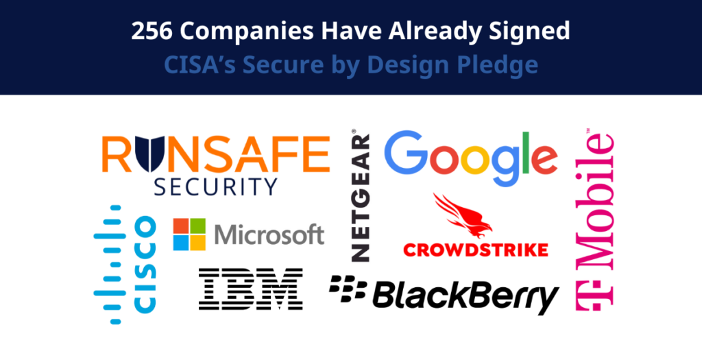 Companies Pledged Security by Design